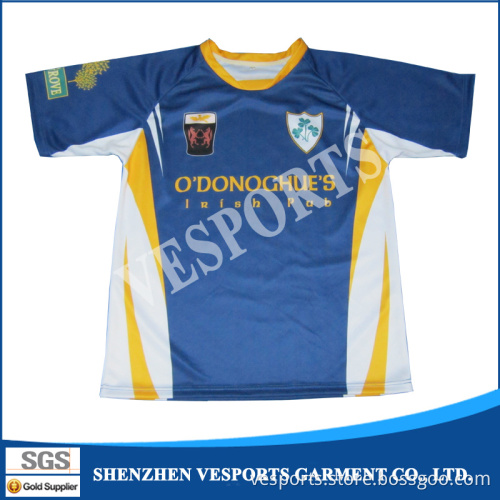 2014 OEM Service Rugby Shirt with Digital Printing